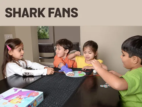 Vista 5 de Chalk and Chuckles Beware of The Shark - Divertido juego familiar para niños y niñas de 6 años en adelante, pensamiento rápido, juego de enfoque