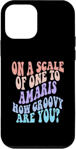 Vista 12 de iPhone 14 AMARIS Cute Retro Girls Groovy AMARIS Personalized Name Case