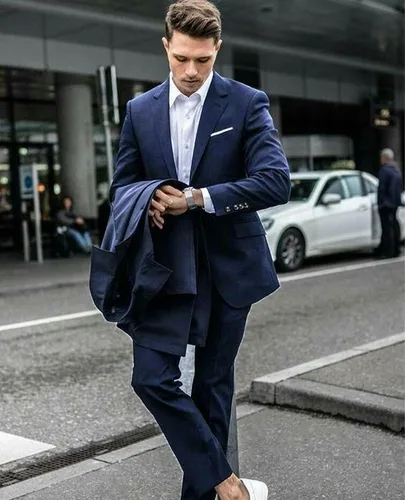 Vista 4 de COOFANDY Men's Casual Sports Coats Dress Blazer Stylish Lightweight Suit Jackets