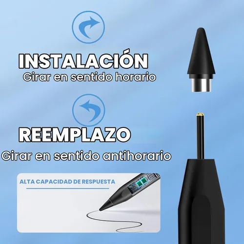 Vista 7 de EFAITHFIX Lápiz óptico universal para iPad con pantallas táctiles compatible con iPhone/iPad pro/Mini/Air/Android/Microsoft/Surface All Touch