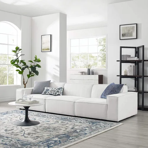 Vista 11 de Modway EEI-4112-CHA Restore - Sofá seccional de 3 piezas, color carbón