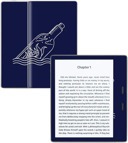 Vista 12 de MightySkins Skin compatible con Amazon Kindle Oasis 7" (9ª generación) – Naturaleza alterada Cubierta protectora de vinilo duradera y única