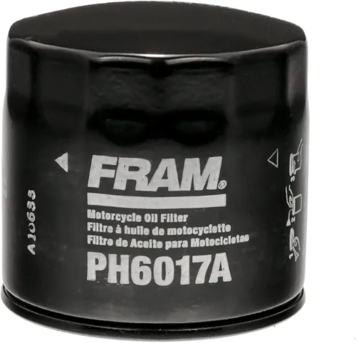 Vista 2 de Fram PH6017A Filtro de aceite de flujo completo tipo rosca para motocicletas