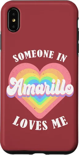 Vista 11 de Someone in Amarillo Loves Me City Heart Case for iPhone 17
