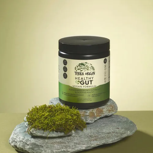 Vista 2 de Fórmula vegana intestinal saludable con L-glutamina e ingredientes clínicamente probados Apoya la permeabilidad intestinal, apoyo
