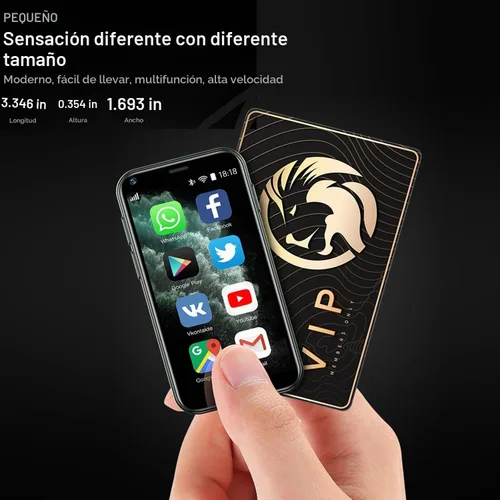 Vista 3 de Longben Mini Smartphone Desbloqueado Teléfono Celular 2.5 Pulgadas Android 3G Pequeño Móvil Quad Core 2G+16G Teléfono Pequeño Dual SIM (Verde)