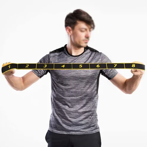Vista 9 de Banda Elastica Pilates CVC Bandas Elasticas Fitness Fitness Banda Elástica Cinturón Ejercicio Accesorio Foring