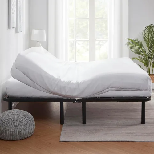 Vista 4 de Nestl - Base de cama ajustable básica, somier de cama tamaño Queen, inclinación motorizada de la cabecera y del pie, base de cama ajustable, control