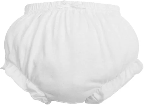 Vista 3 de Baby Diaper Covers for Girls Newborn Soft Cotton Ruffle Bloomers Toddler