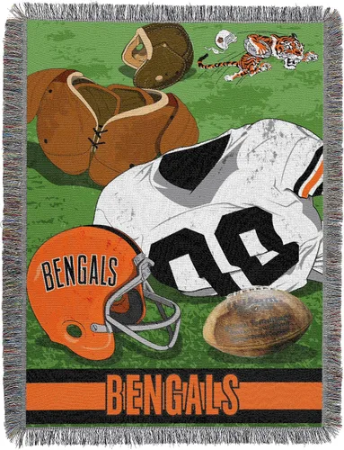 Vista 69 de Northwest NFL Woven Tapestry Wall Hanging, 48 x 60 Inches, Officially Licensed, Decorative Fringes