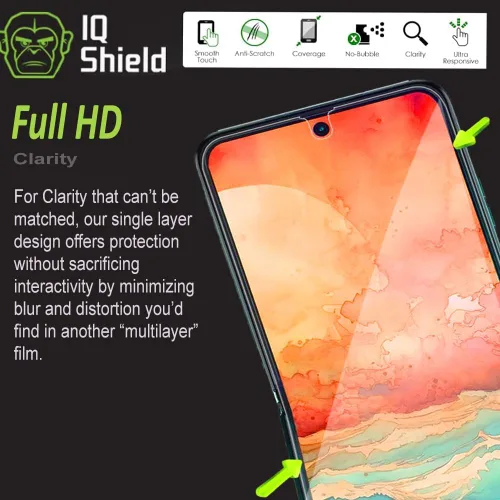 Vista 8 de IQShield Paquete de 2+2 protectores de pantalla para Motorola Razr Ultra (2026/2025) / Razr+ Plus (2026/2025/2024), película de TPU transparente