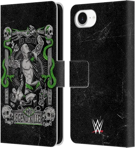 Vista 14 de Head Case Designs Officially Licensed WWE in My Veins Randy Orton Leather Wallet Case Compatible with Apple iPhone 11