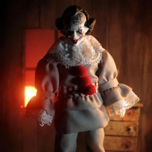 Vista 7 de Mego Monsters IT Pennywise 2017 - Figura de acción de 8 pulgadas, 14 puntos, articulación 63114