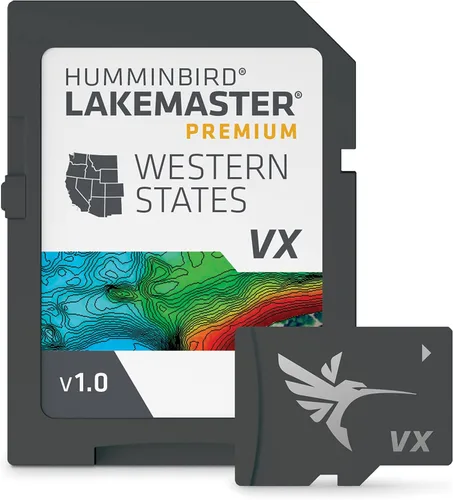 Vista 12 de Humminbird LakeMaster Premium Map SD Card for Fish Finders