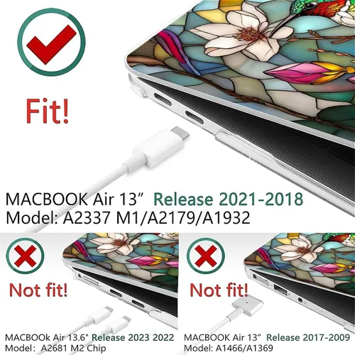 Vista 7 de Funda para computadora MacBook Pro de 13 pulgadas, modelo A1425/A1502, modelo A1425/A1502, diseño de primera calidad, funda rígida para laptop 3D