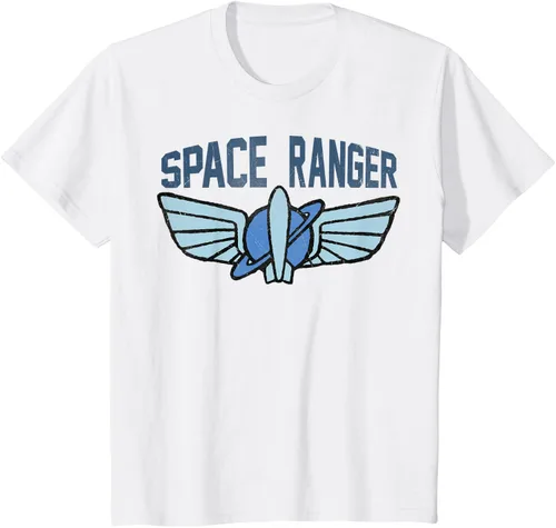 Vista 14 de Disney Pixar Toy Story 4 Buzz Lightyear Space Ranger Badge - Camiseta, Negro, S