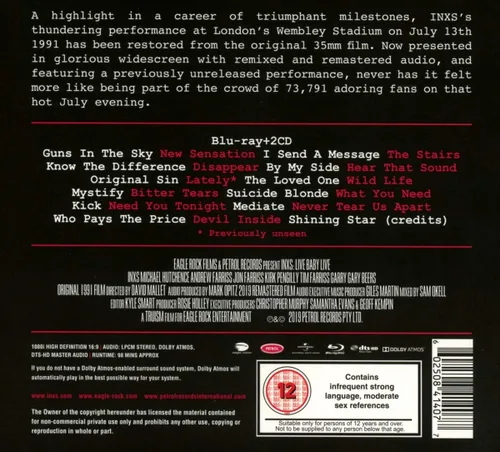 Vista 2 de Live Baby Live (2CD+Bluray) Blu-ray