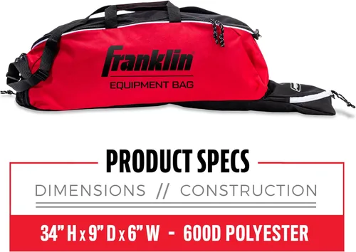Vista 5 de Bolsa para equipo deportivo de Franklin Sports, para niños