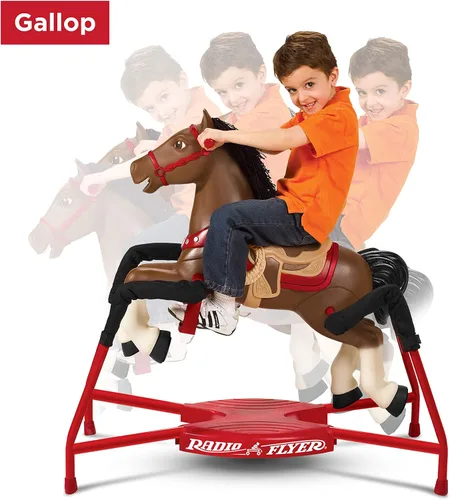 Vista 6 de Radio Flyer Caballo de montar interactivo Blaze