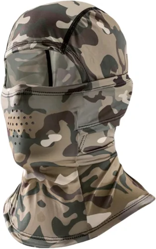 Vista 5 de Pasamontañas de camuflaje para hombres y mujeres, protección solar UV, bufanda para el cuello, bufanda para la cabeza, transpirable, motocicleta