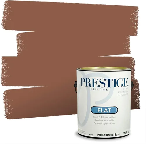 Vista 146 de PRESTIGE Pintura exterior e imprimación en uno, bronceado Aberdeen, plano, 1 galón