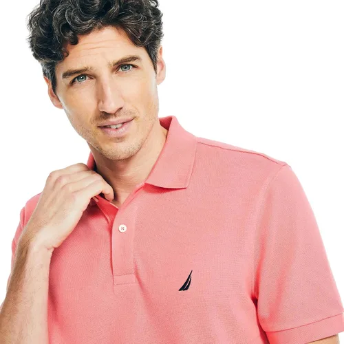 Vista 156 de Nautica playera polo clásica de mangas cortas, color sólido, para hombre