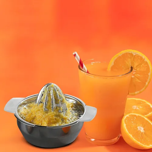 Vista 8 de SHINEOFI Stainless Steel Manual Juicer Hand Press Citrus Squeezer for Lemons Oranges Limes Efficient Juice Extractor Easy to Clean Versatile Fruit