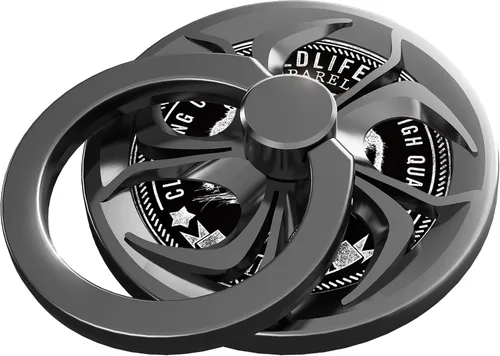 Vista 11 de Soporte para anillo de dedo, rotación de 360°, giratorio para teléfono celular, soporte con agarre universal [lavable/reutilizable] para Negro