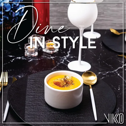 Vista 5 de Vikko Moderno juego de 4 cuencos de sopa de porcelana blanca mate, apilables de 14 onzas, elegante, estilo restaurante, apto para microondas