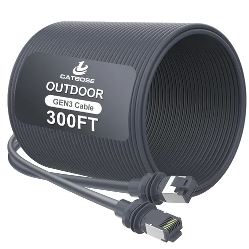 Vista 9 de Cable Starlink Gen3 de 50 pies, cable V3 estándar para exteriores para kit Starlink, núcleo de cobre 100% puro 26AWG, impermeable, cable