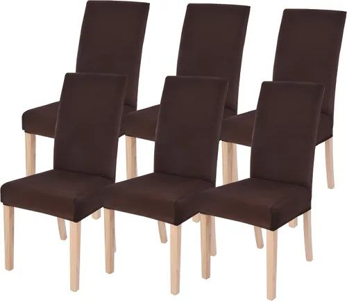 Vista 54 de SearchI Juego de 2 fundas elásticas para sillas Parsons de comedor, fundas elásticas con estampado de elastano, extraíbles, lavables, fundas