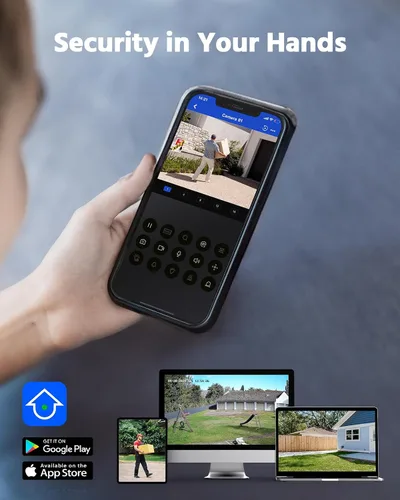 Vista 6 de ANNKE 8CH 3K Lite 2MP CCTV Sistema de cámara de seguridad con cable al aire libre, 1TB HDD