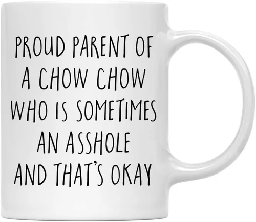 Vista 16 de Andaz Press Funny Dog - Taza de café de 11 onzas, regalo de broma, orgulloso padre de un afenpinscher que es a veces un gilipollas y eso está bien
