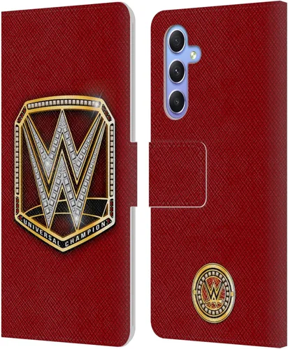 Vista 168 de Head Case Designs Officially Licensed WWE Cruiserweight Champion Title Belts Leather Wallet Case Compatible with Samsung Galaxy A07 4G Campeón