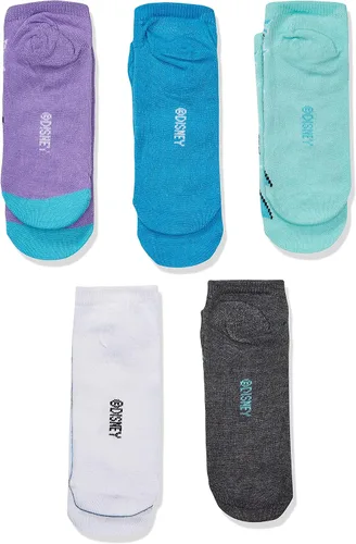 Vista 3 de Disney Frozen Girls - Paquete de 5 calcetines cortos