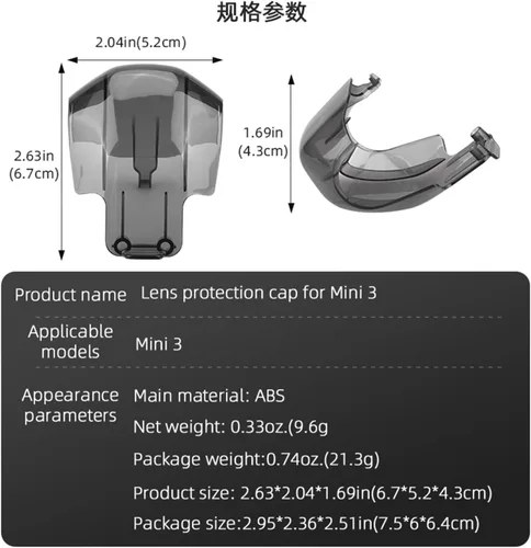 Vista 7 de Drone Gimbal Lock Estabilizador Protector Lente Tapa Cámara Protector para D-JI Mini 3 Lente Cubierta de Protección Drones Accesorio