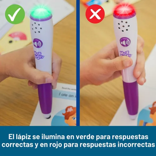Vista 3 de Educational Insights Hot Dots Phonics Fun - Tarjetas flash para niños