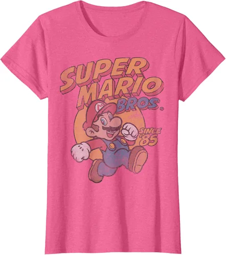 Vista 51 de Super Mario Bros. Desde '85 Camiseta Vintage con Póster' Negro