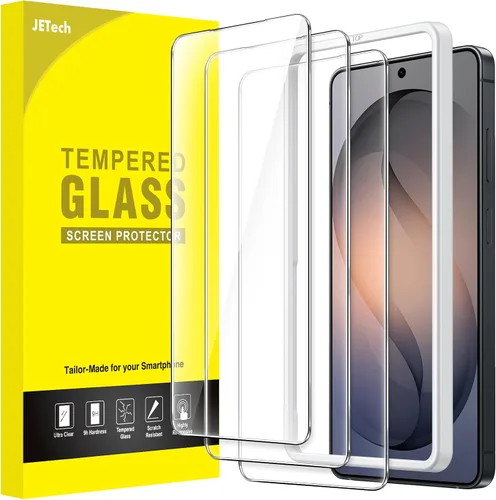 Vista 18 de JETech Protector de pantalla compatible con Samsung Galaxy S20 FE de 6.5 pulgadas, película de vidrio templado, paquete de 3