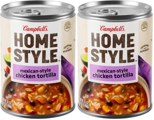 Vista 10 de Sopa de Tomate con Albahaca del Estilo Casero de Campbell's, Lata de 16.3 OZ