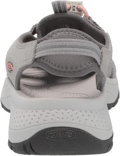 Vista 3 de KEEN Astoria West - Sandalias deportivas con puntera cerrada para mujer, Negro Gris, 12