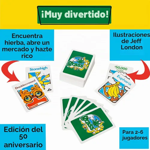 Vista 3 de TDC Games Juego de cartas de hierba para adultos
