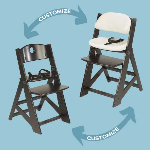 Vista 3 de Keekaroo Silla Infantil con Cojines Confort en Espresso y Aqua, 0055224KR-0001