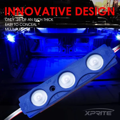 Vista 2 de Juego de luces LED DL-001-L3, #2 Azul