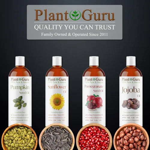 Vista 8 de Aceite de semilla de calabaza de 8 onzas líquidas prensado en frío 100% puro y natural, ideal para hidratar piel, cara, cuerpo y cabello. Ideal