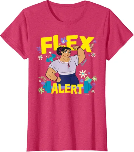 Vista 11 de Disney Encanto Luisa Madrigal Flex Alert Camiseta, Negro