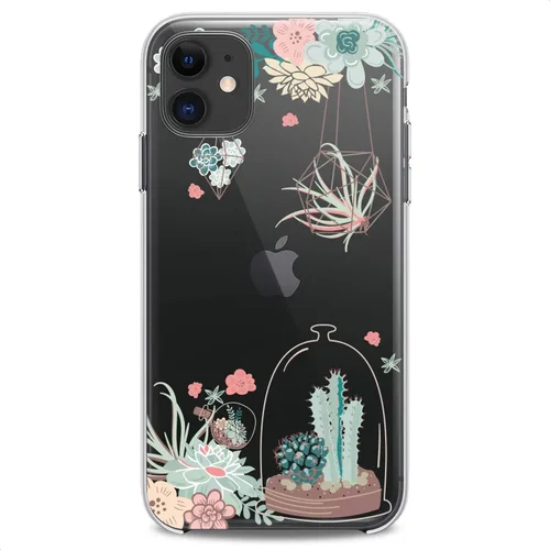 Vista 11 de Funda compatible con iPhone 14 13 Pro Max 12 Mini 11 Xs X 8 Plus Xr 7 SE 6s 5 Plant Floral Flowers Phone Teen Slim Boho Cute Girls Print Blue Design