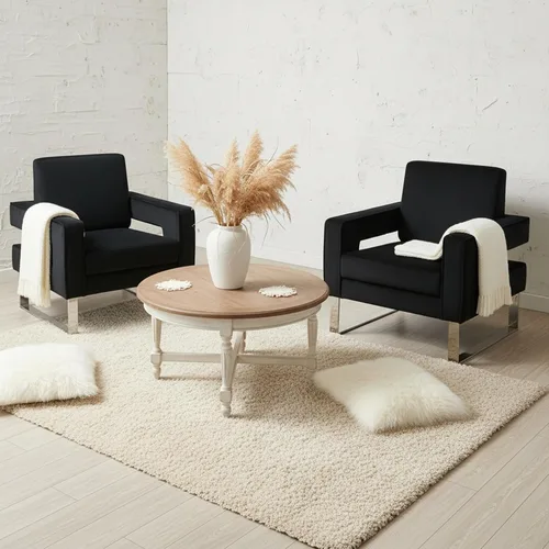 Vista 3 de Silla decorativa de terciopelo, sillón moderno con base plateada
