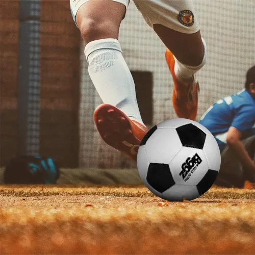Vista 3 de Biggz Paquete de 12 pelotas de fútbol clásicas prémium tamaño 5