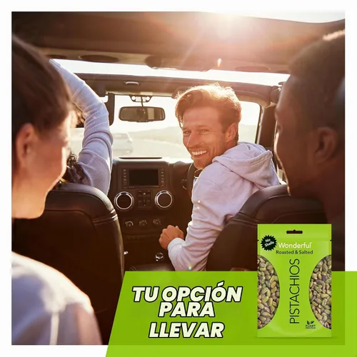 Vista 7 de Wonderful Pistachos - Pistachos sin cáscara, asados y salados, 6 onzas